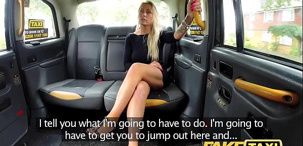  Fake Taxi Busty sexy blondes tight holes stretched and fucked in cab